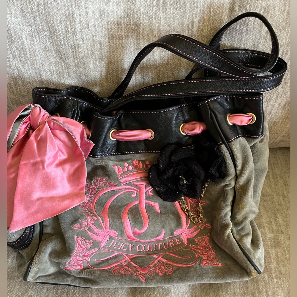 Juicy couture velour tote.